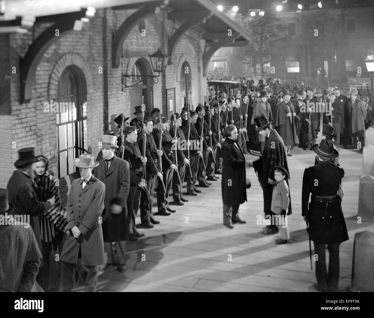 RAYMOND MASSEY, HENRY BLAIR, ABE LINCOLN in Illinois, 1940 Stockfoto