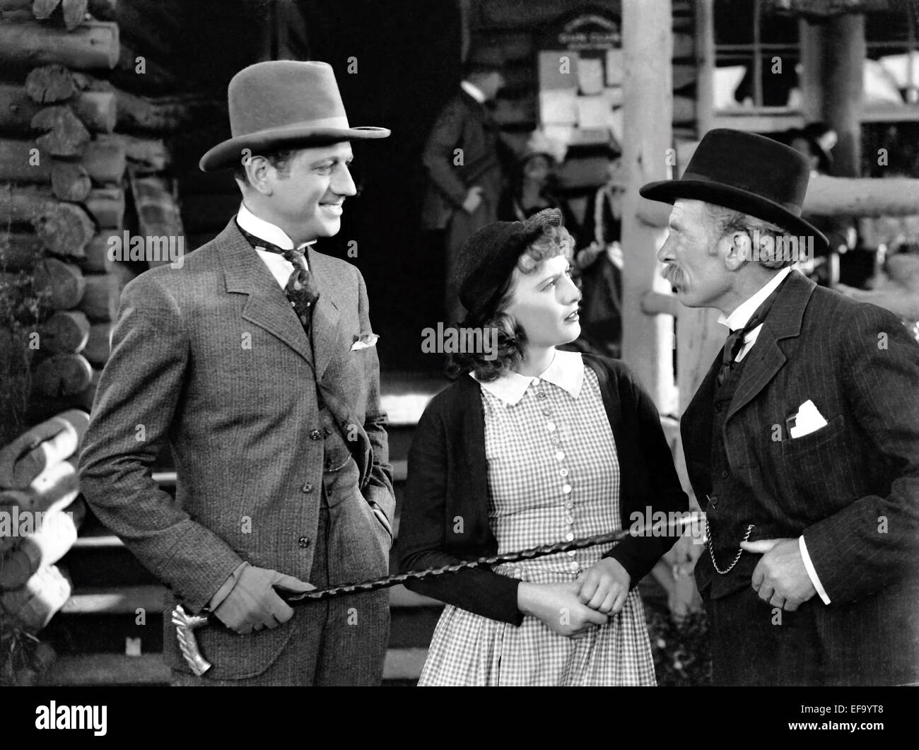 MELVYN DOUGLAS, Barbara Stanwyck, ANDY CLYDE, ANNIE OAKLEY, 1935 Stockfoto