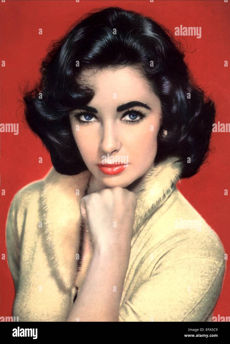 ELIZABETH TAYLOR SCHAUSPIELERIN (1950) Stockfoto