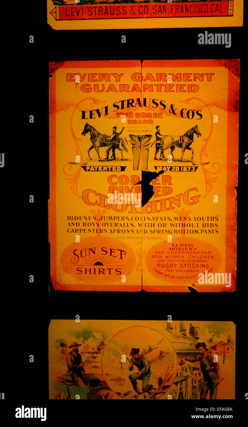 Das LeviStraussMuseum präsentiert die Entwicklung der Blue Jeans von der Erfindung bis zur
