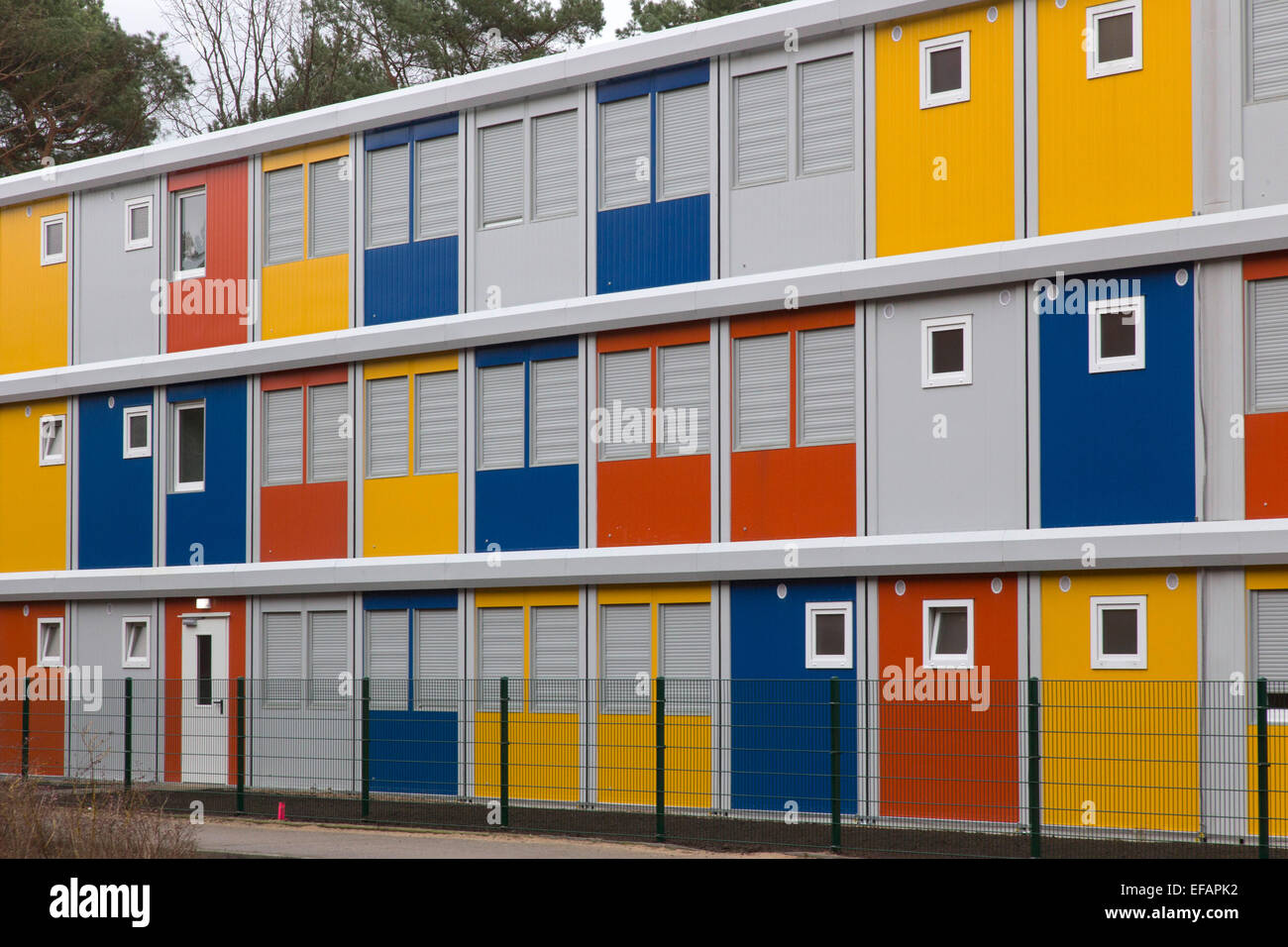 Container Village Refugees Berlin Koepenick Stockfotos Und Bilder Kaufen Alamy