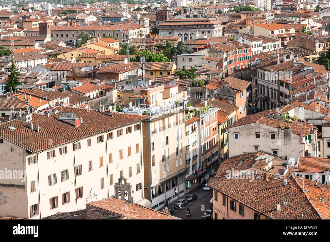 Pisa Altstadt Stadtbild Stockfoto