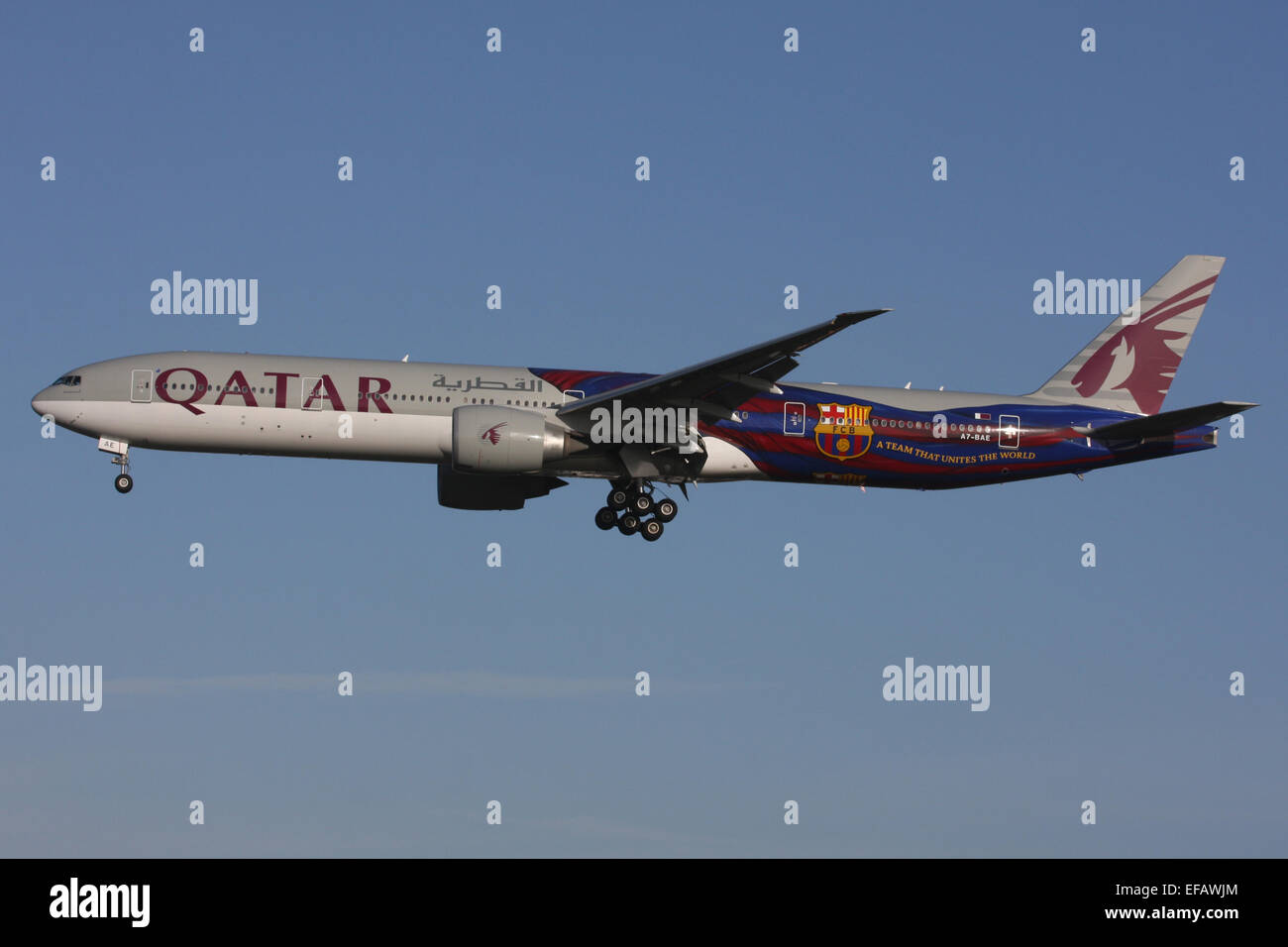 KATAR BARCELONA FUßBALLVEREIN 777 Stockfoto