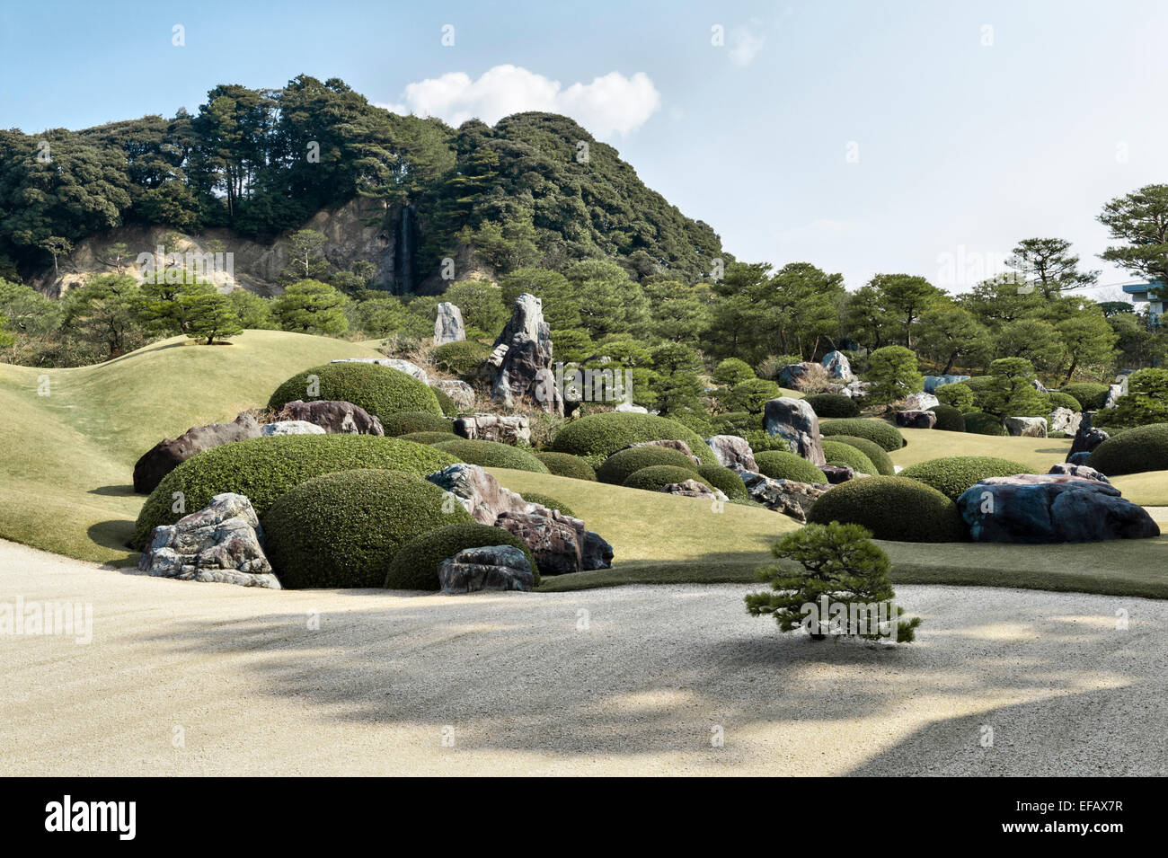 Matsue, Japan. Gärten von Adachi Museum of Art von Adachi Zenko gemacht