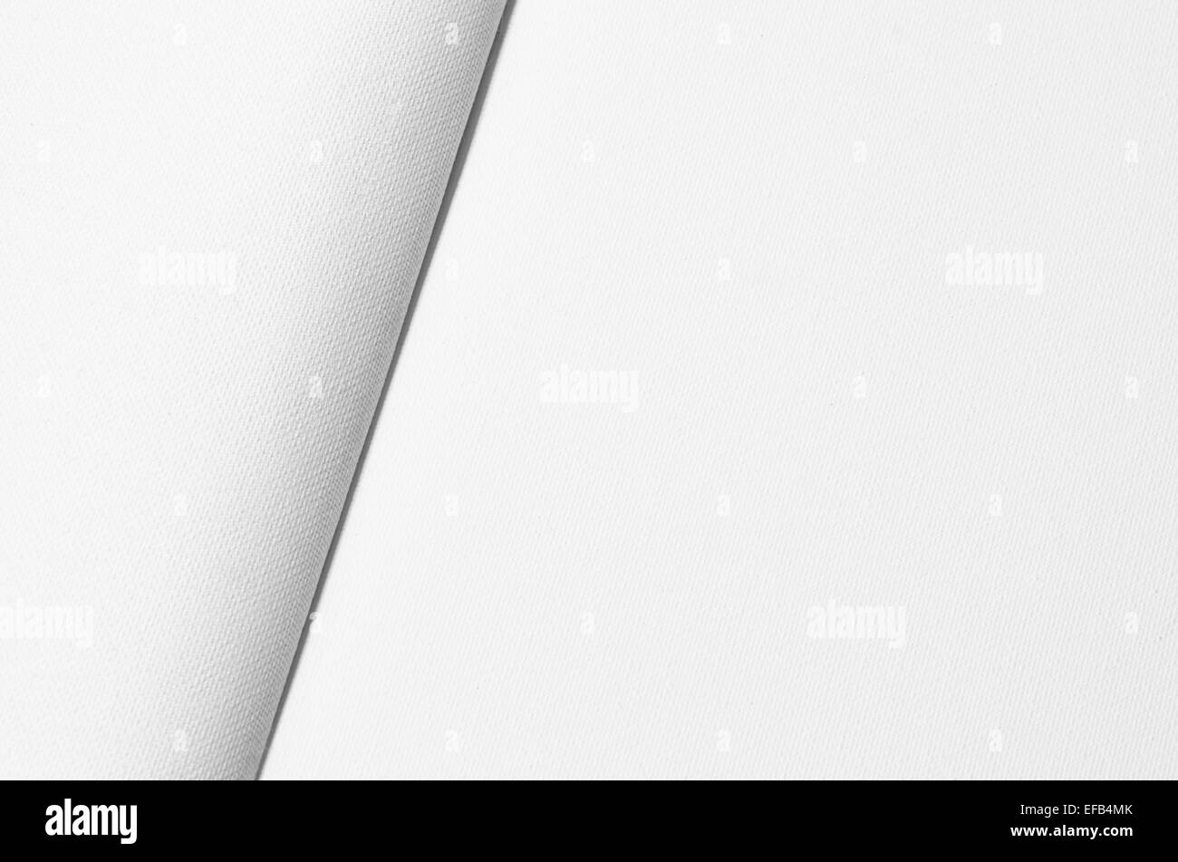 Closeup auf weißen Seiten offenes Buch Stockfoto