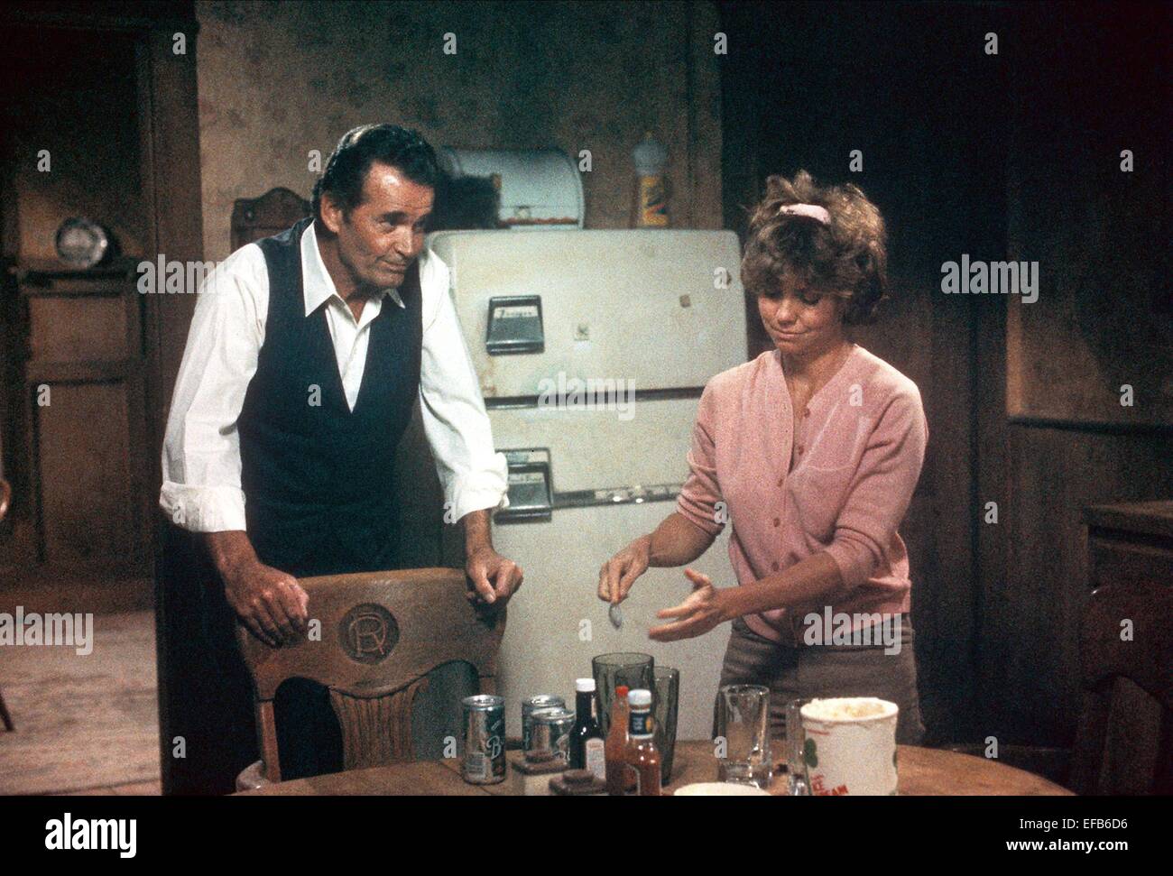 JAMES GARNER, Sally Field, Murphy's Romantik, 1985 Stockfotografie Alamy