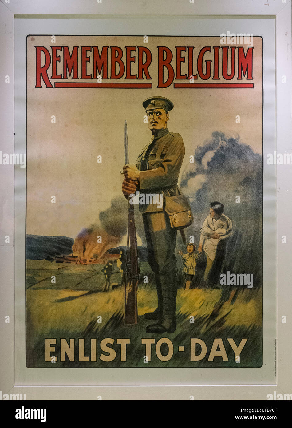 ersten Weltkrieg Erinnerungsstücke Stockfoto