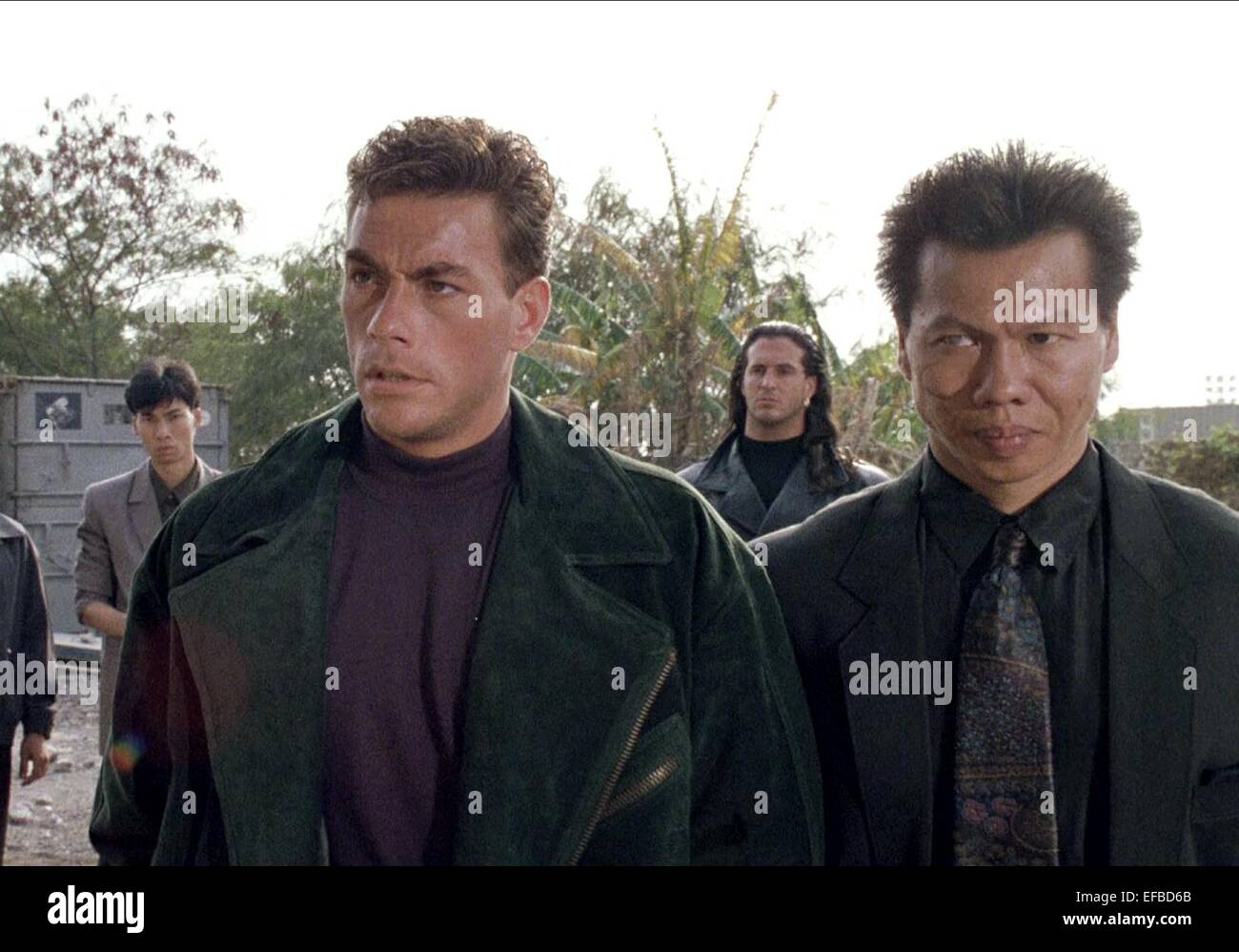 JEANCLAUDE van Damme, BOLO YEUNG, DOUBLE IMPACT, 1991 Stockfotografie