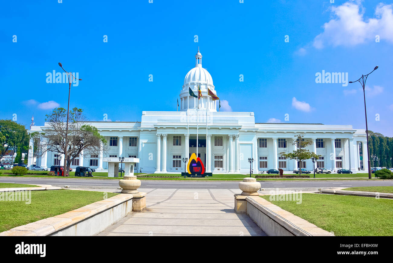 Colombo Stadt Rathaus, Sitz des Gemeinderats von Colombo, Sri lanka Stockfoto