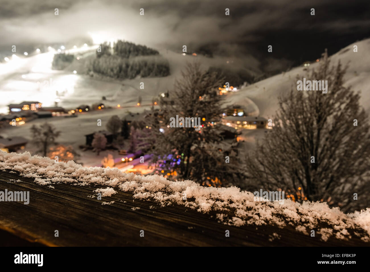 Malerische Winterlandschaft Stockfoto
