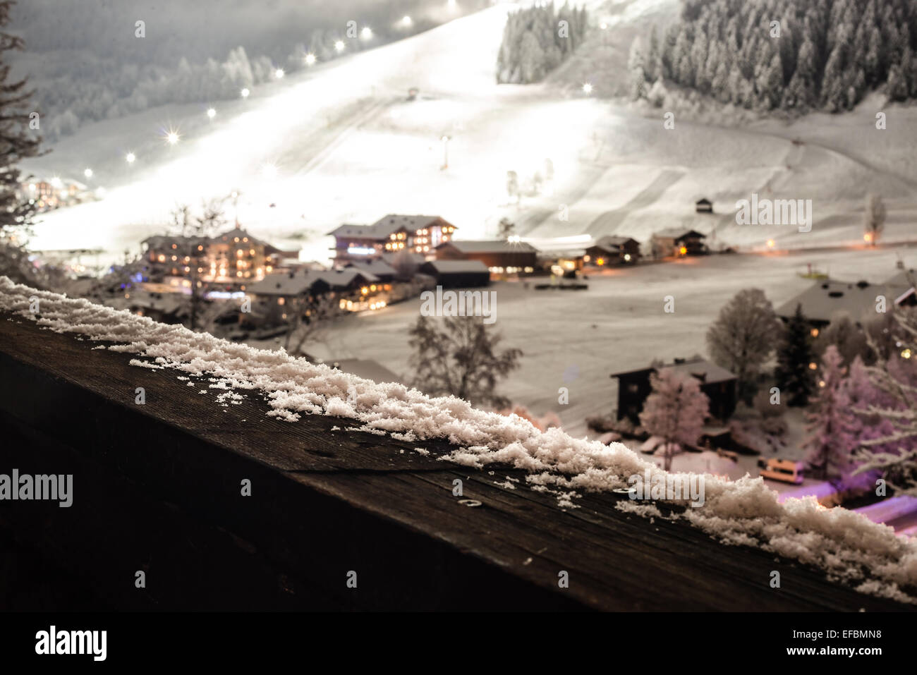 Malerische Winterlandschaft Stockfoto