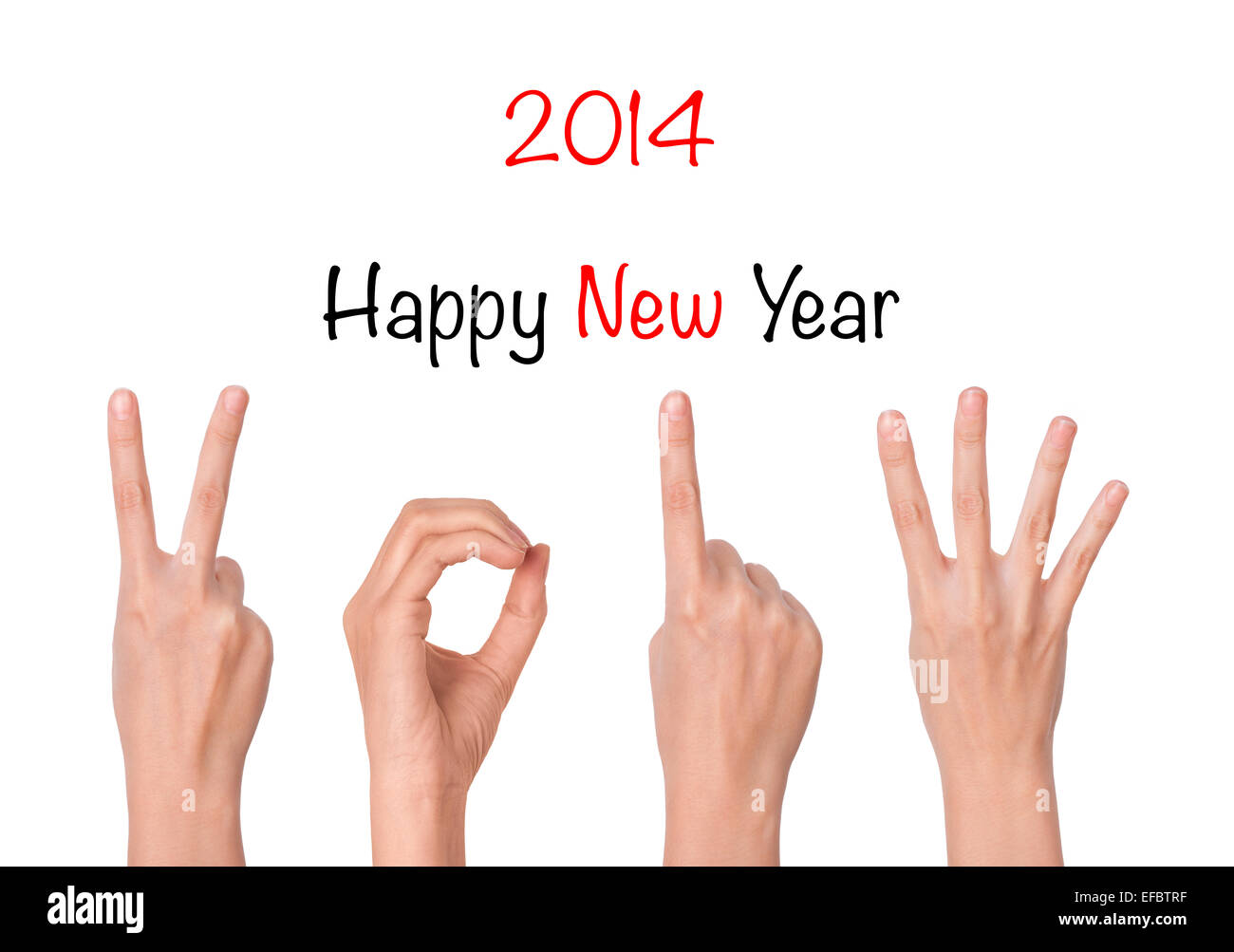 2013 neues Jahr anzeigen Stockfoto