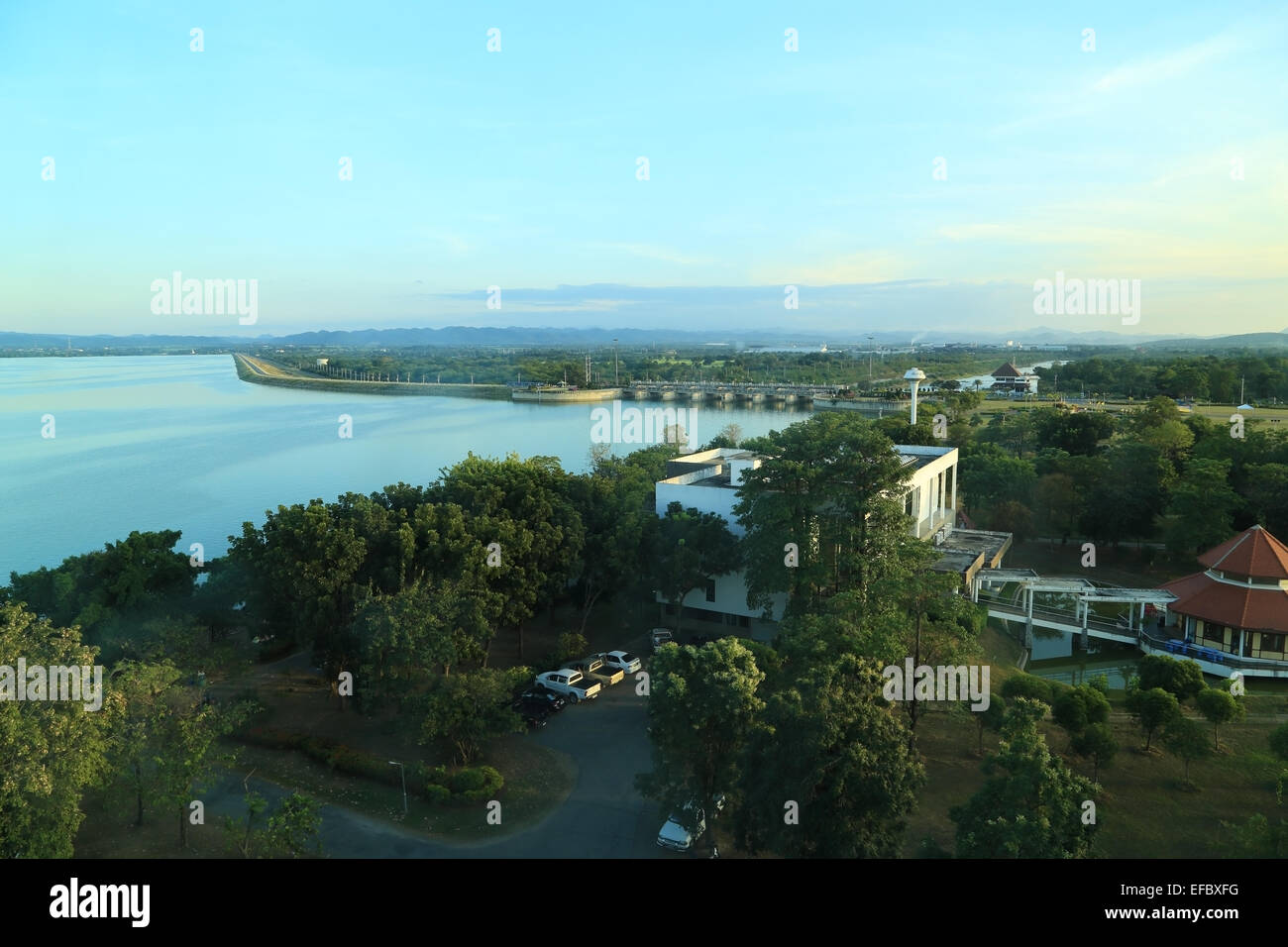 Pa Sak Jolasid Dam in Lopburi, Thailand Stockfoto