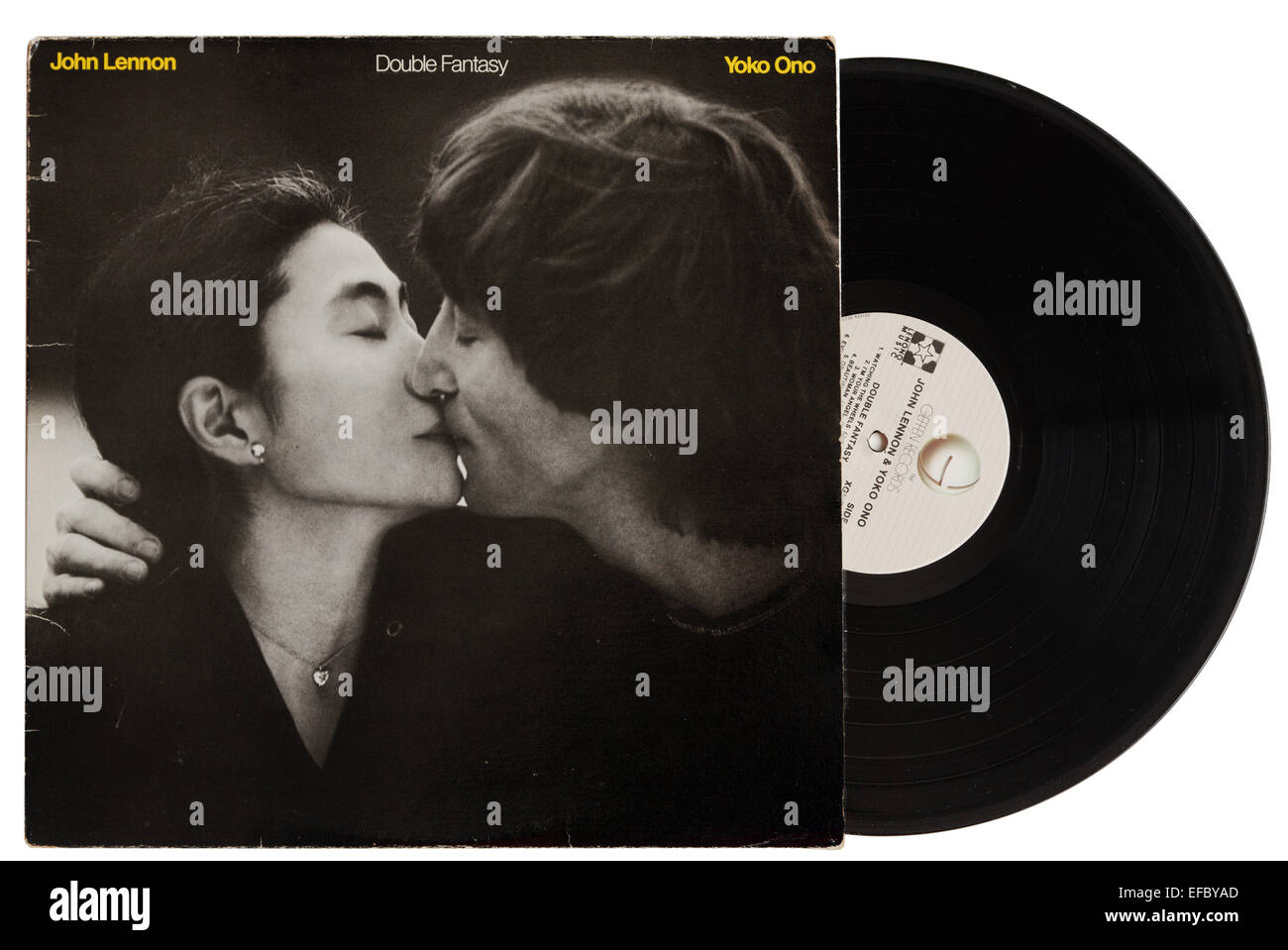 Fantasy-Doppelalbum von John Lennon und Yoko Ono. Es war während der Aufnahme des Albums, dass John Lennon ermordet wurde Stockfoto