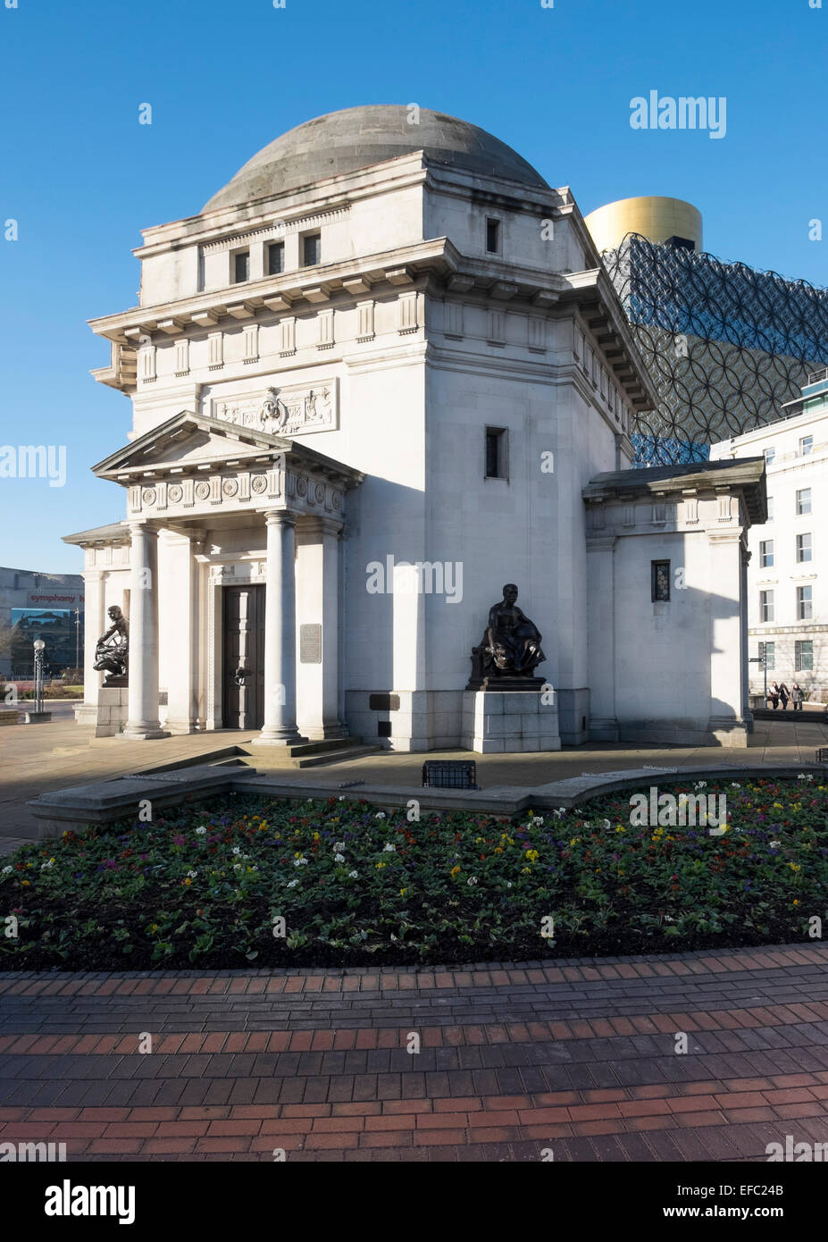 Die Halle der Erinnerung, Centenary Square, Birmingham. Stockfoto