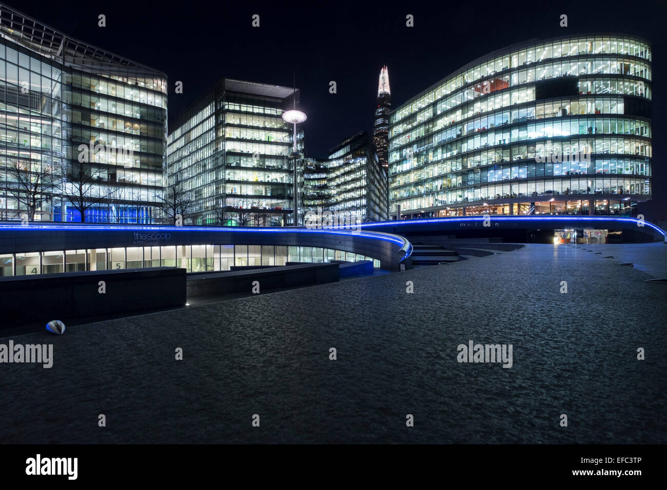 Ein Stadtbild von London, England, einschließlich der Entwicklung mehr London. Stockfoto