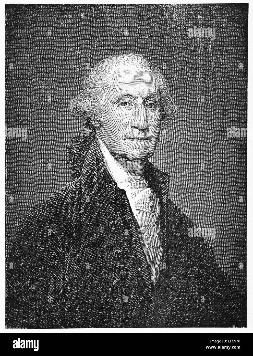 Präsident George Washington Stockfoto