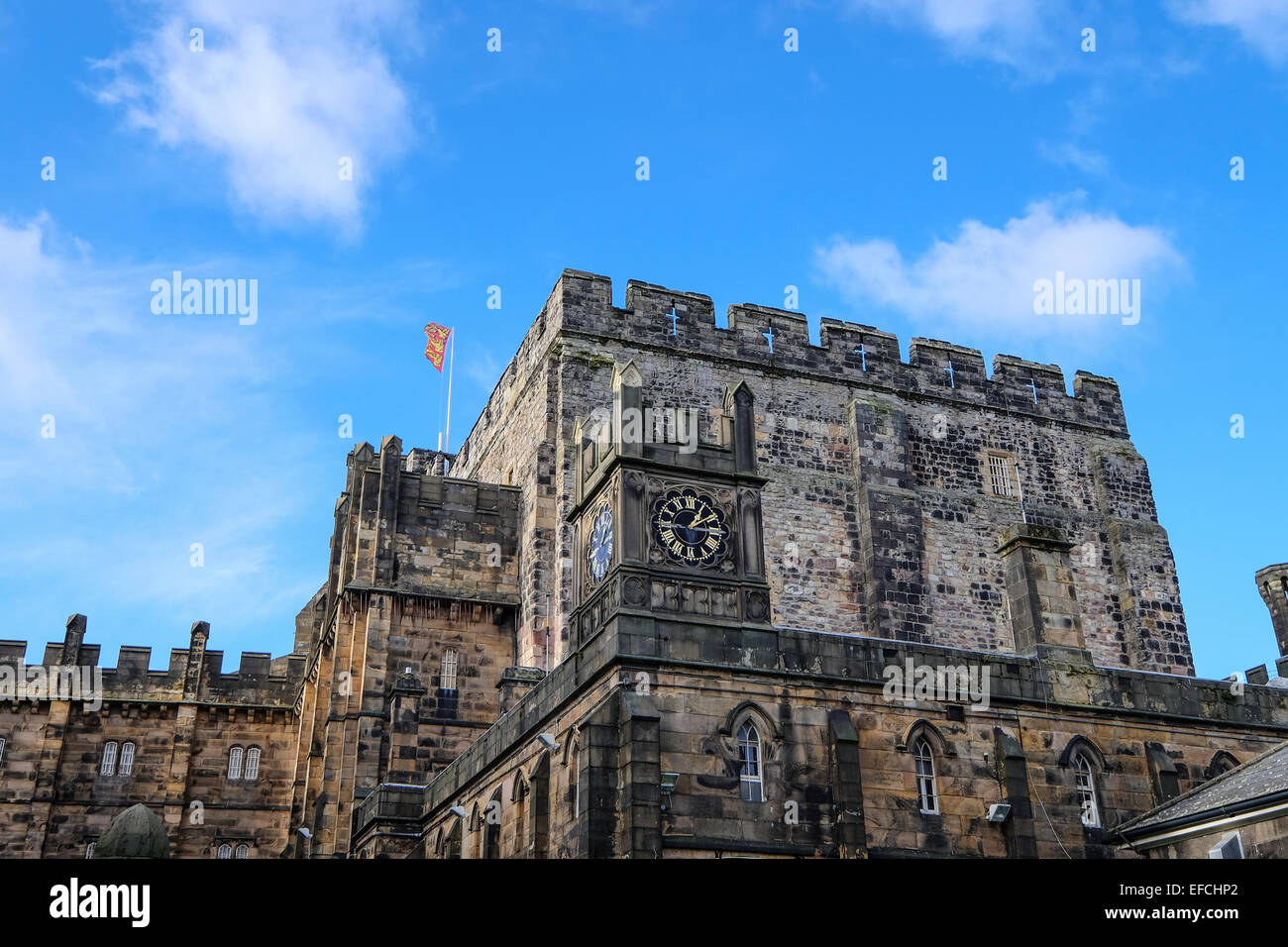 Lancaster Castle Gefängnis Stockfoto