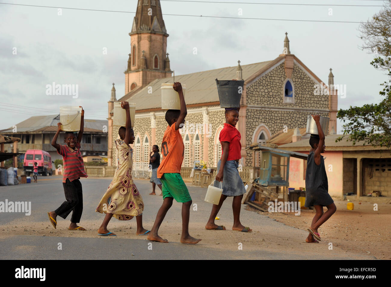 SORTIERTE GHANA Stockfoto