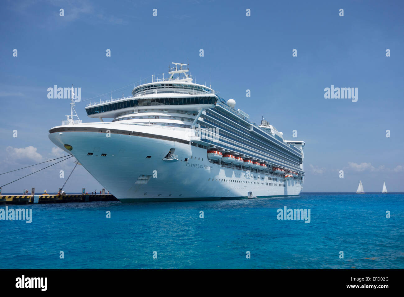 Prinzessin Kreuzfahrtschiff "Caribbean Princess" Stockfoto
