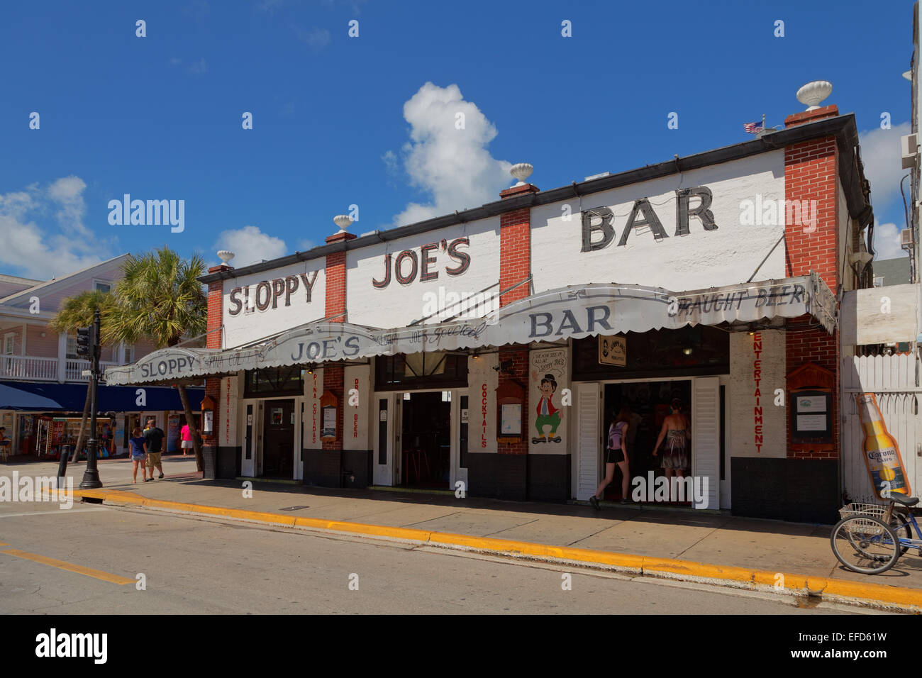 Sloppy Joes Bar, Duval Street, Key West, Florida Stockfoto