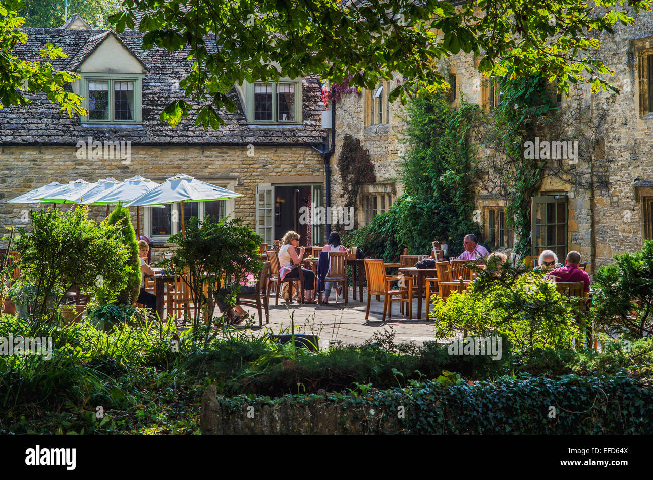 Brücke, Farbe, Farben, Farbe, farbig, Cotswold, Cotswolds, Ferienhaus, Ferienhäuser, England, Estate, Gloucestershire, Stockfoto