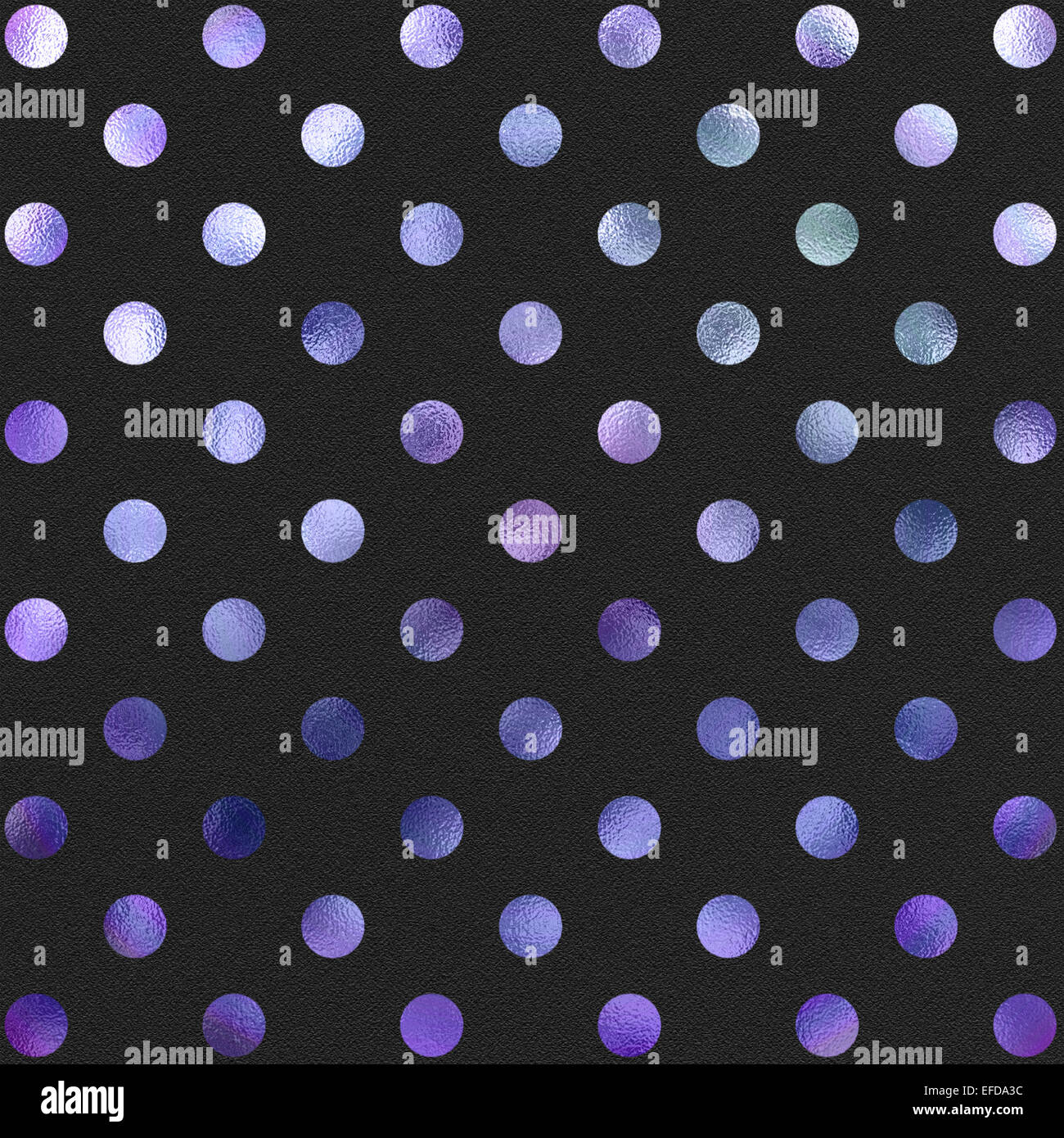 Lila Polka Dot Muster auf Schweizer Punktemotiv Textur digitales Papierhintergrund Stockfoto