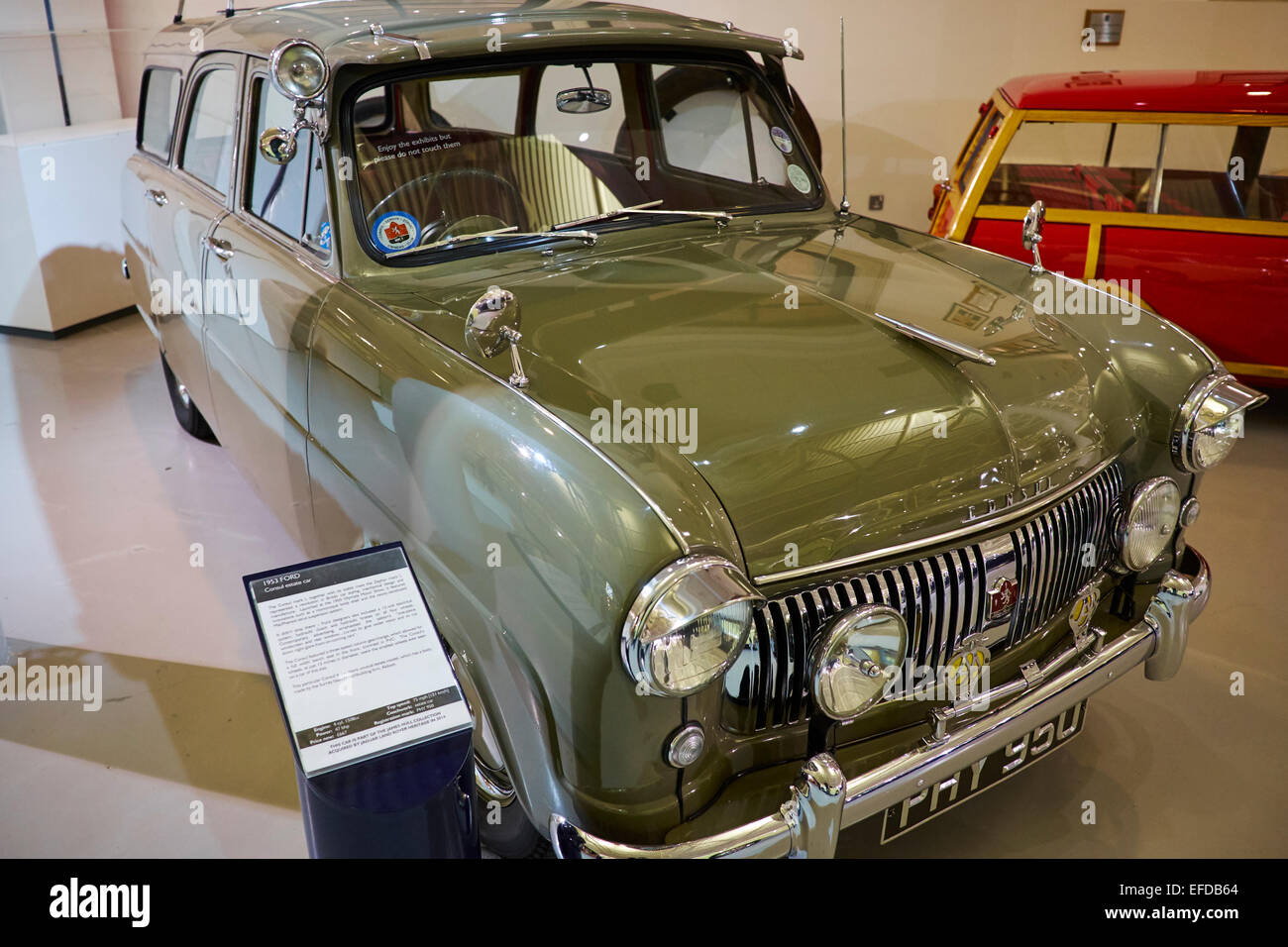1953 Ford Consul Kombi Heritage Motor Centre Gaydon, Warwickshire UK Stockfoto