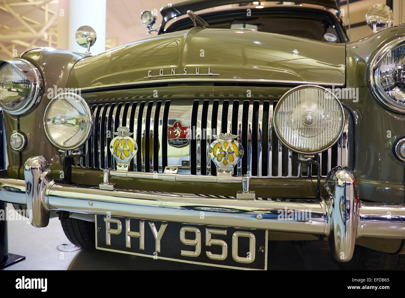 1953 Ford Consul Kombi Heritage Motor Centre Gaydon, Warwickshire UK Stockfoto