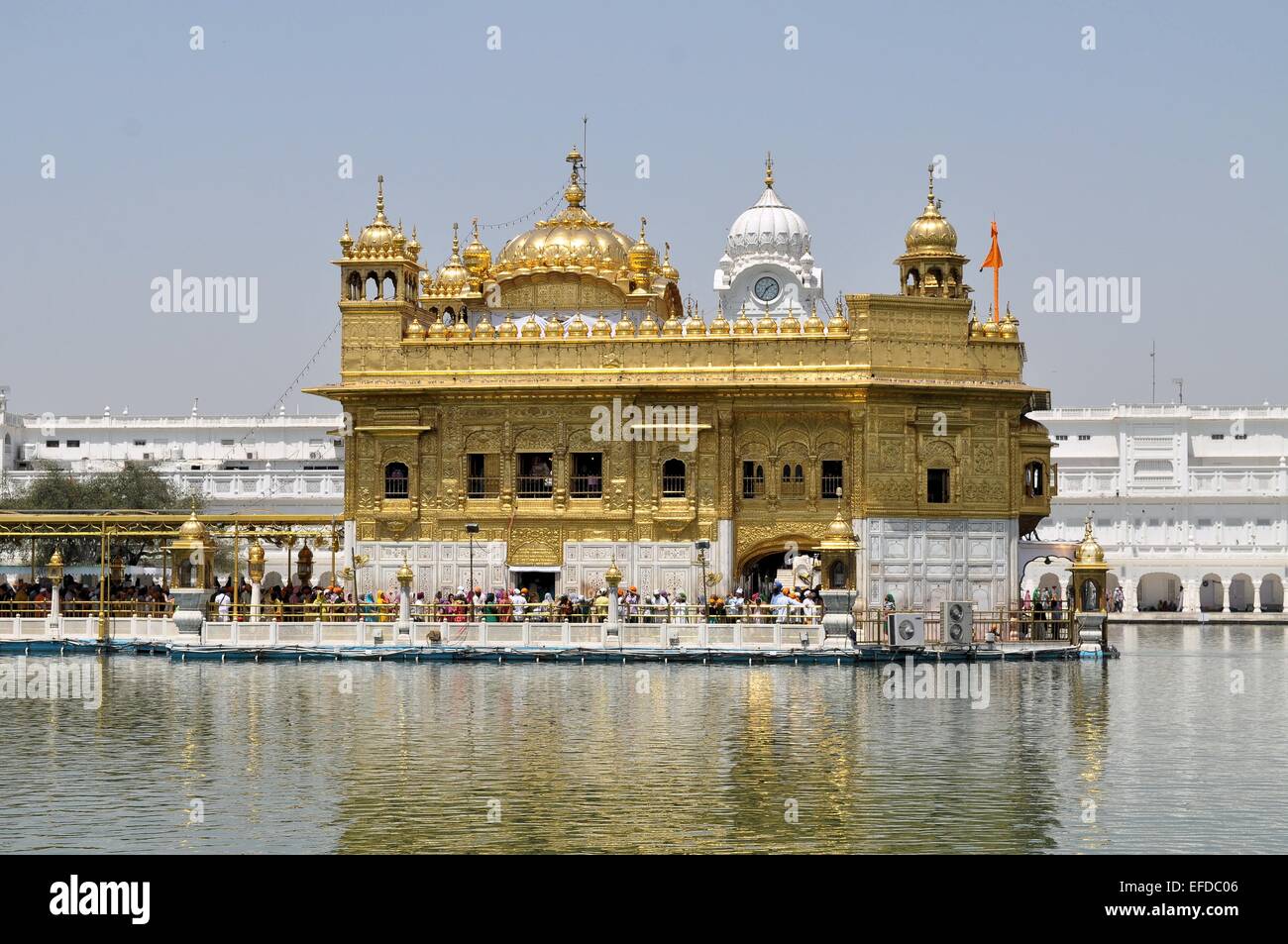 Sikh Heiligen goldenen Tempel in Amritsar, Punjab, Indien Stockfoto