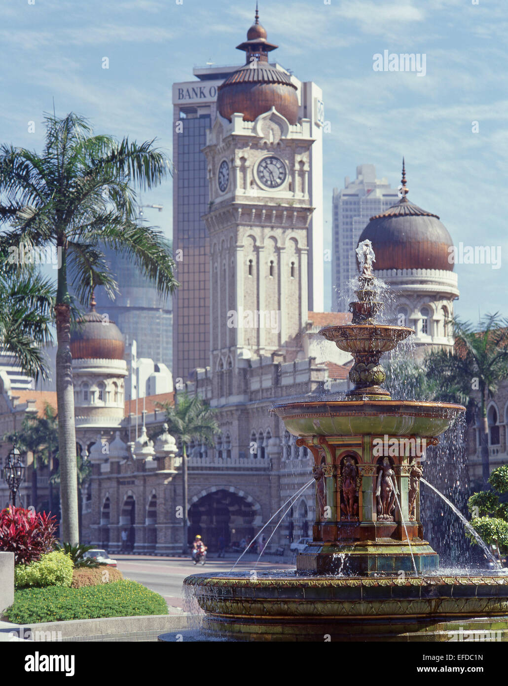 Dataran Merdeka (Unabhängigkeitsplatz), Kuala Lumpur, Federal Territories, Malaysia Stockfoto
