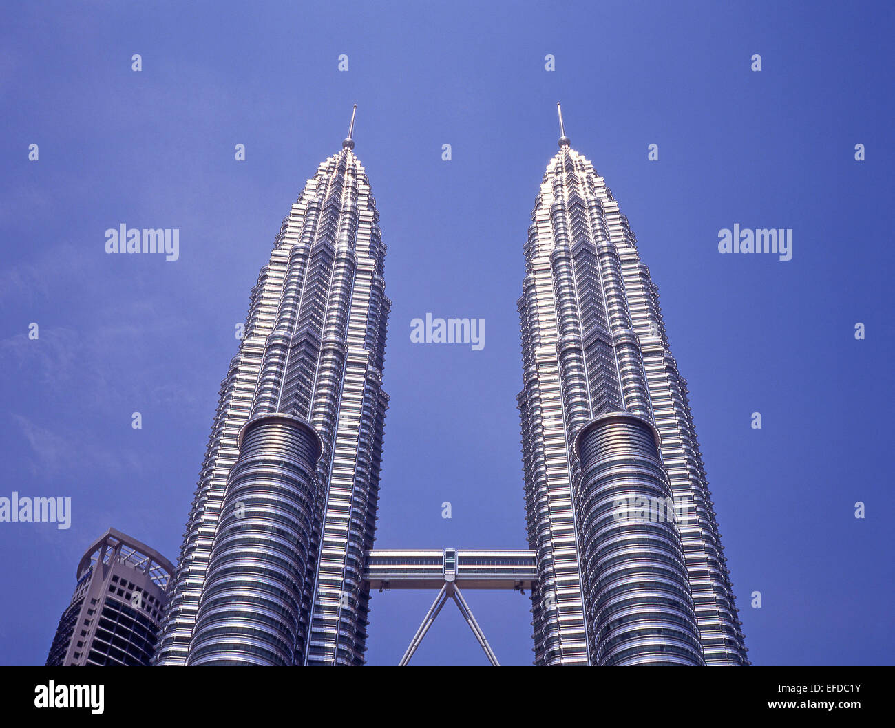 Die Petronas Towers, Jalan Ampang, Kuala Lumpur, Federal Territories, Malaysia Stockfoto