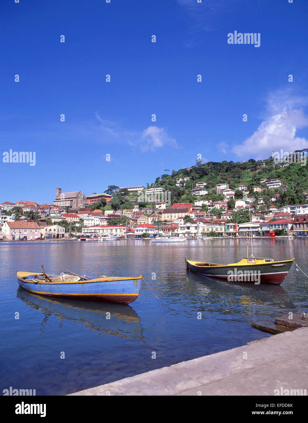 St.George es Harbour, St.George es, Saint George Parish, Grenada, kleine Antillen, Karibik Stockfoto