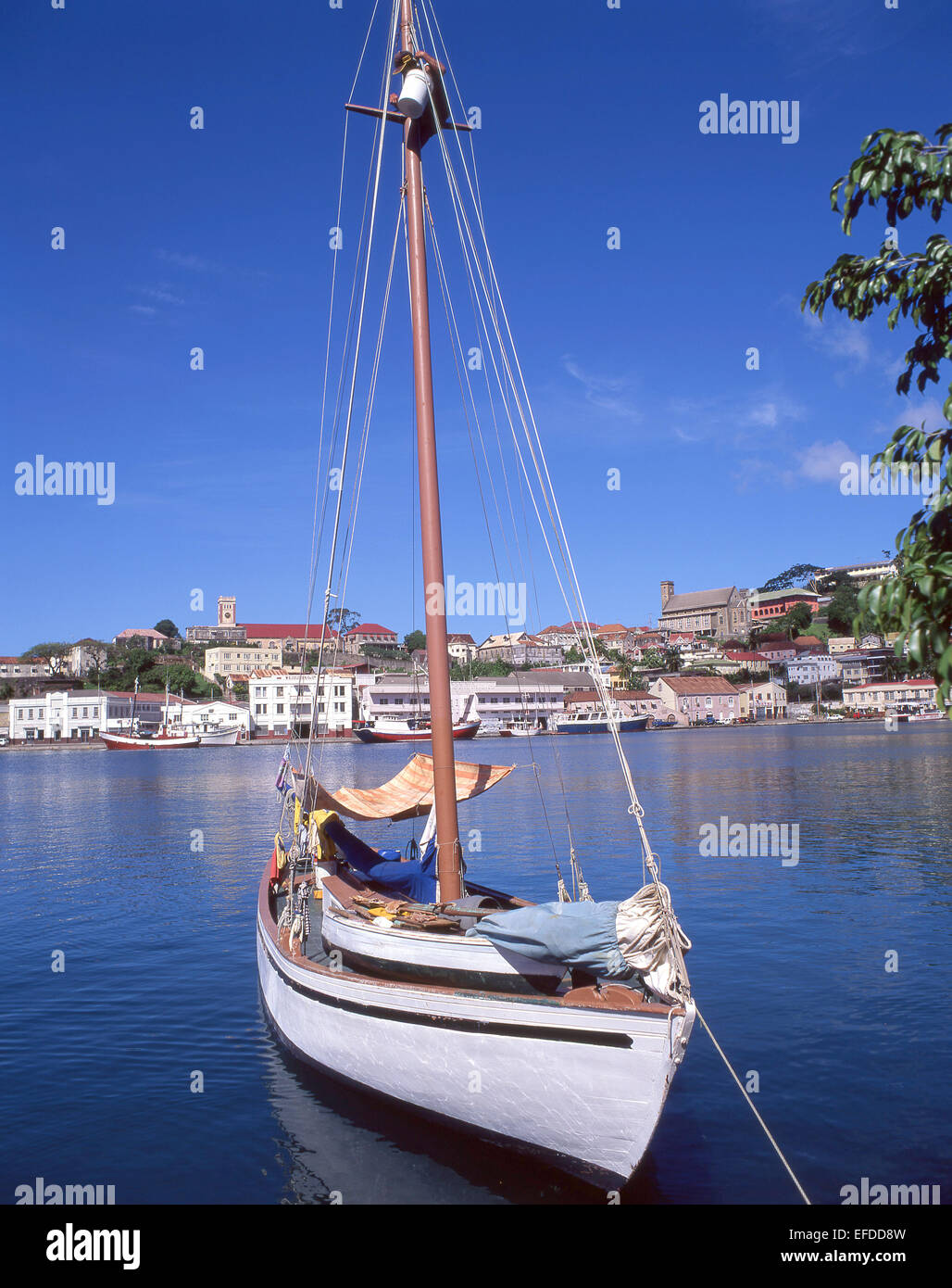 St.George es Harbour, St.George es, Saint George Parish, Grenada, kleine Antillen, Karibik Stockfoto