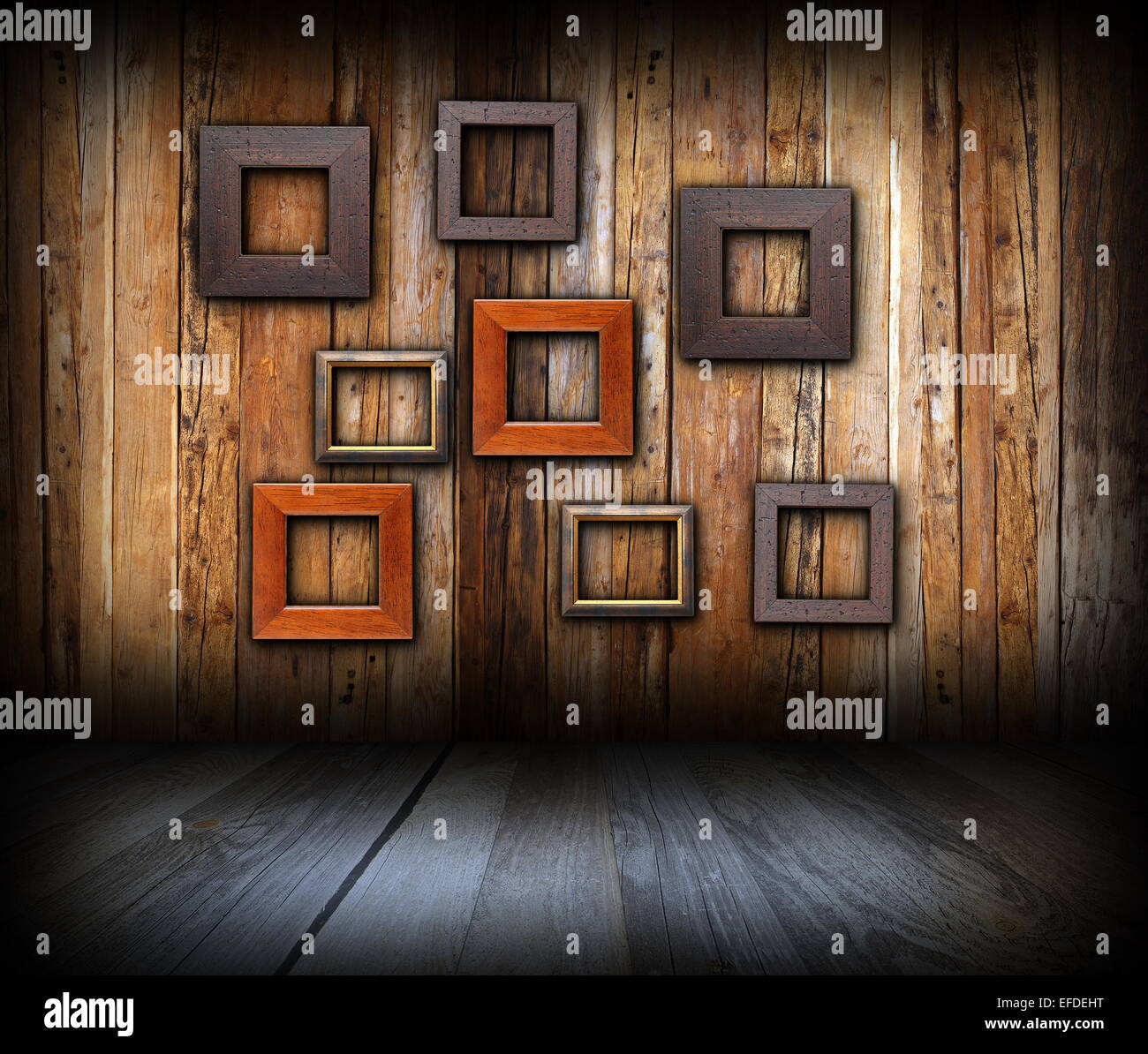 abstrakte Bilder auf Holzwand, Kunst Kulisse für Ihr design Stockfoto