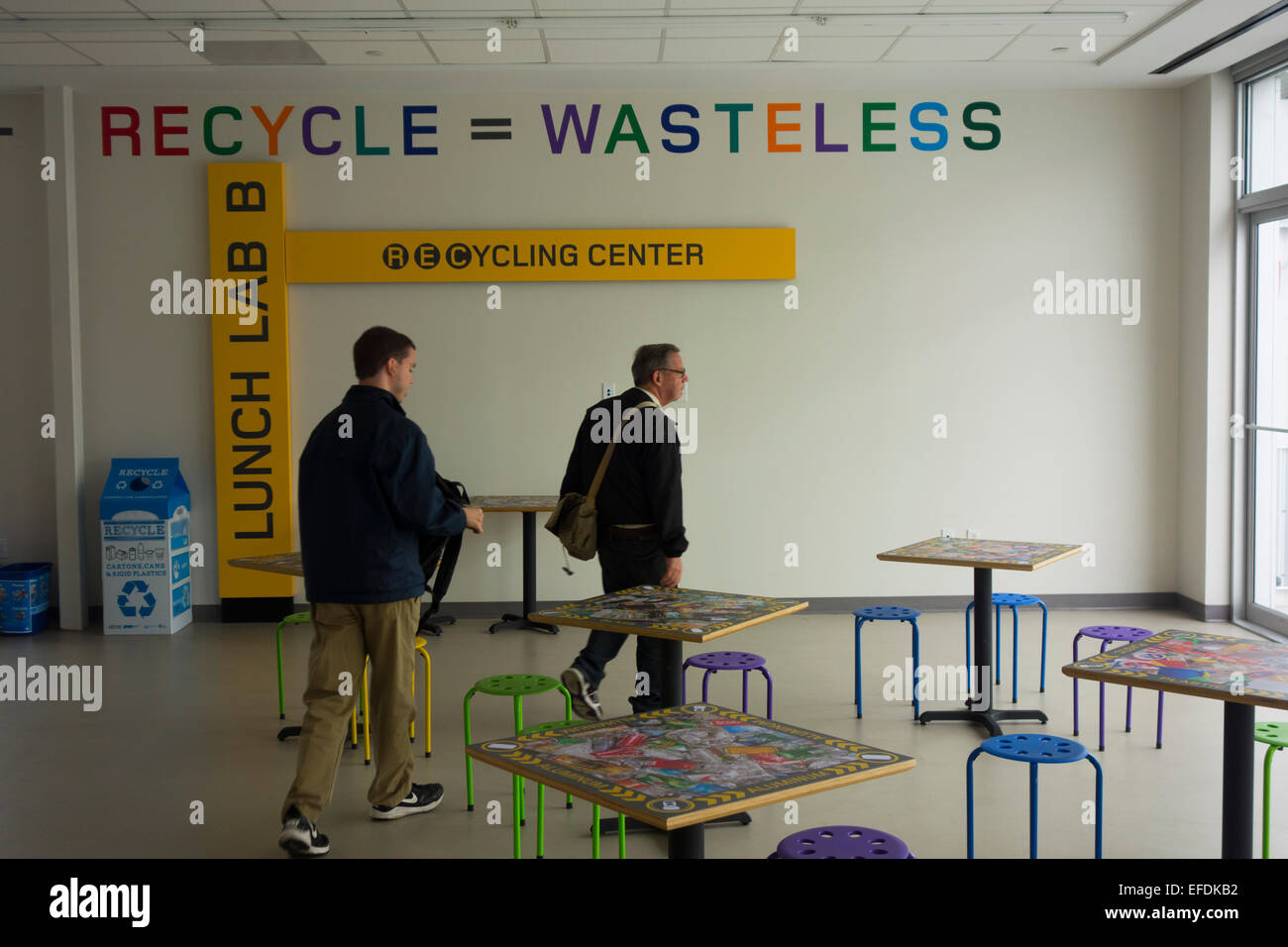 Sims, die kommunalen recycling-Anlage Brooklyn New York Stockfoto
