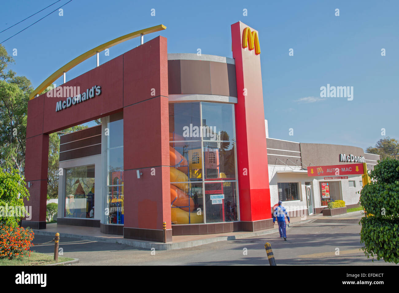 Oaxaca, Mexiko - A McDonalds-Restaurant. Stockfoto