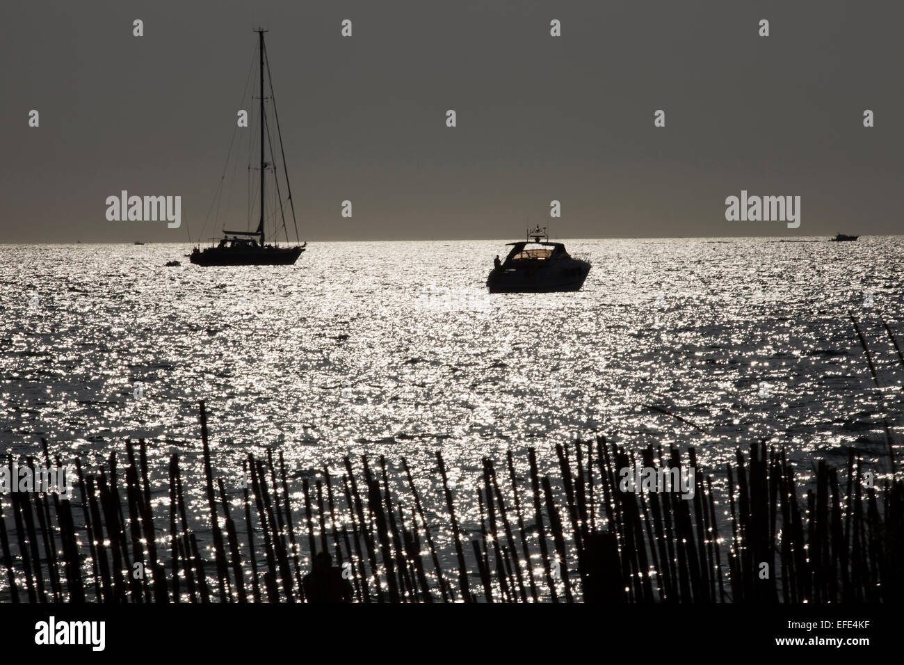 Es Trenc Strand, Colonia de Sant Jordi, Mallorca, Balearen, Spanien. Stockfoto