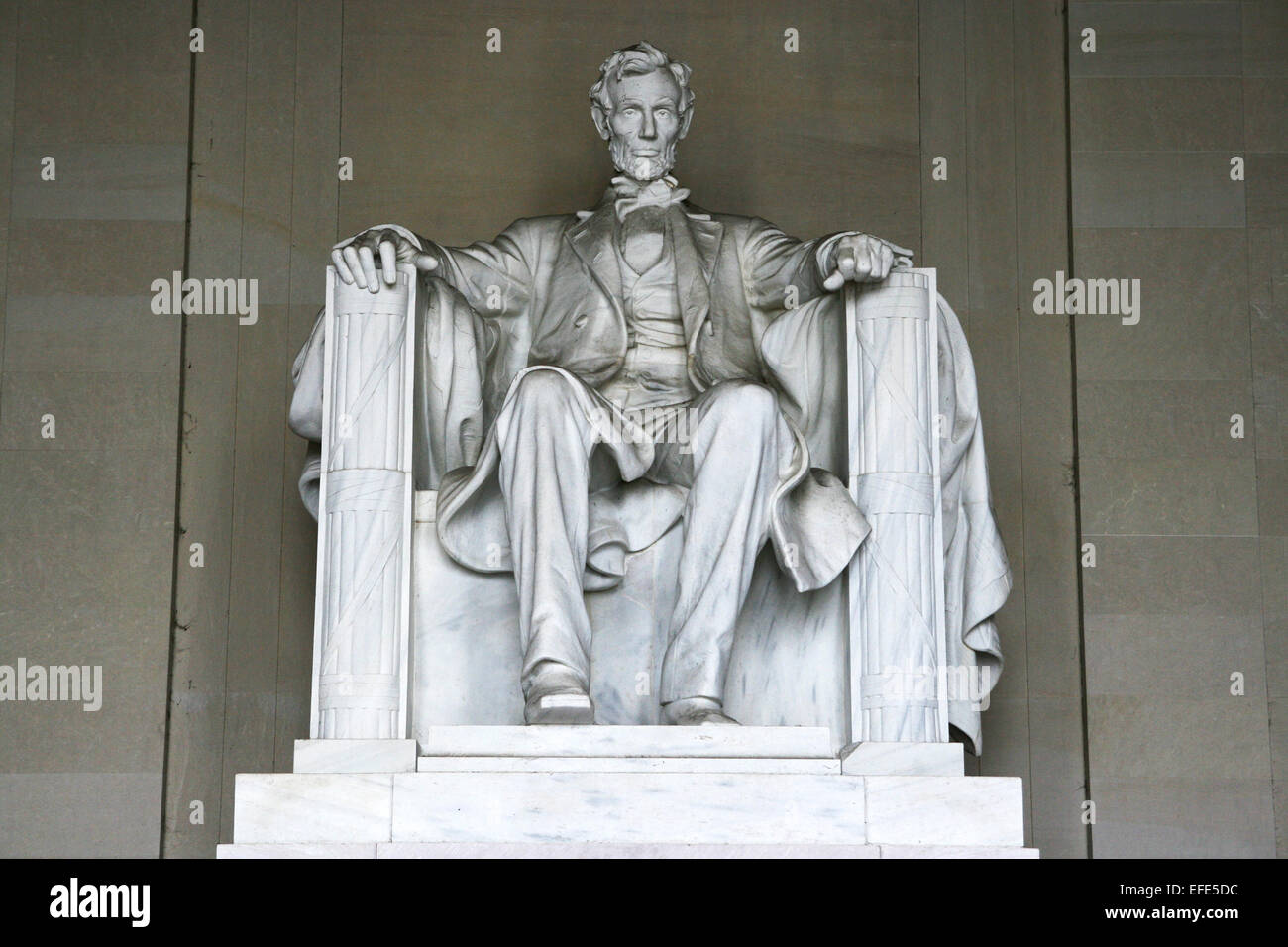 Abraham Lincoln Memorial Stockfoto