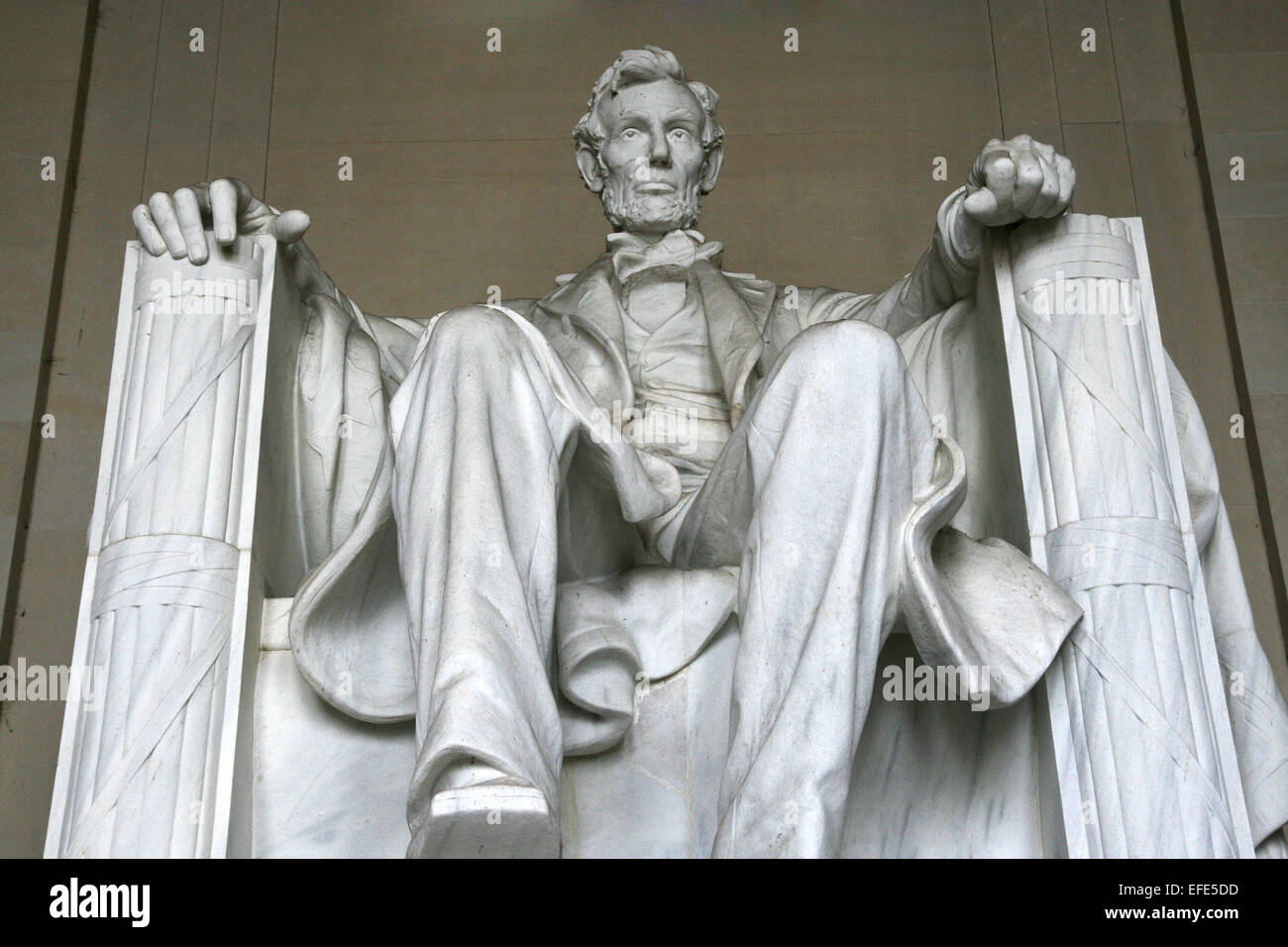 Abraham Lincoln-Statue Stockfoto