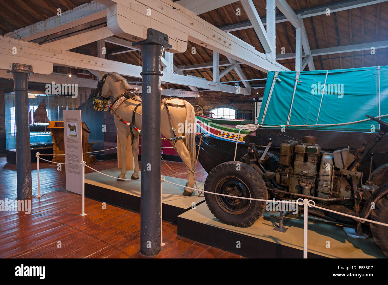 Nationalen; Wasserstraßen; Museum; (Zentrum); Ellesmere; Hafen; Chester; UK Stockfoto