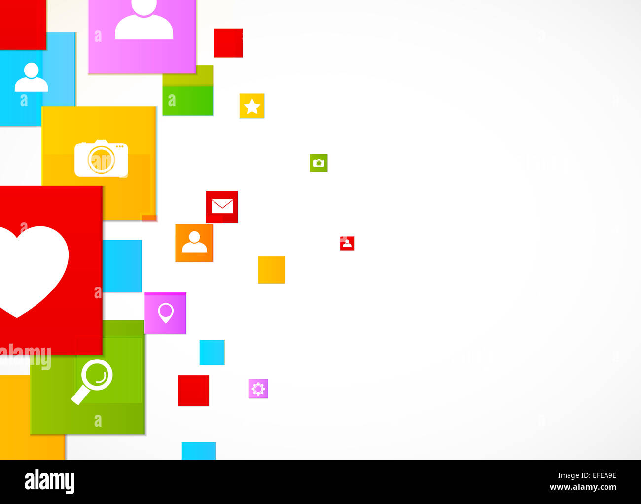 Social-Media-Konzept Stockfoto