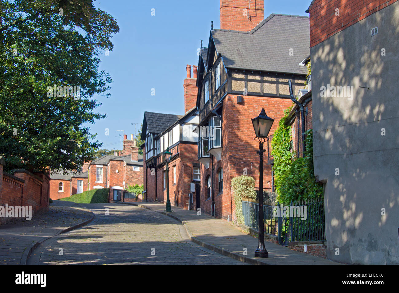 Lincoln, Zentrum, Stadt, Straßen, Lincolnshire; VEREINIGTES KÖNIGREICH; England; Stockfoto
