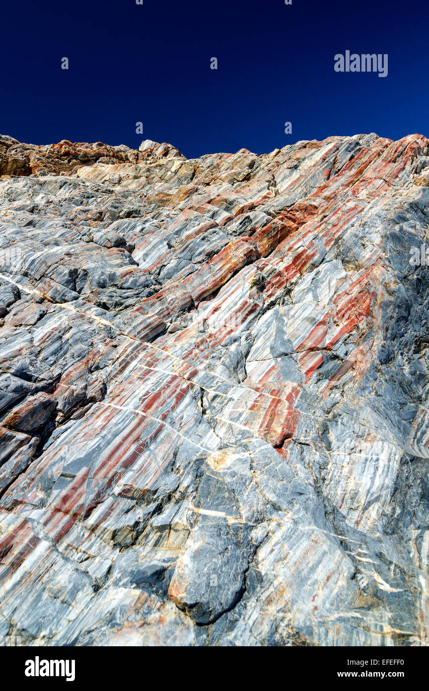 Ein Ausläufer von Jasper am Marble Bar, Western Australia Stockfoto