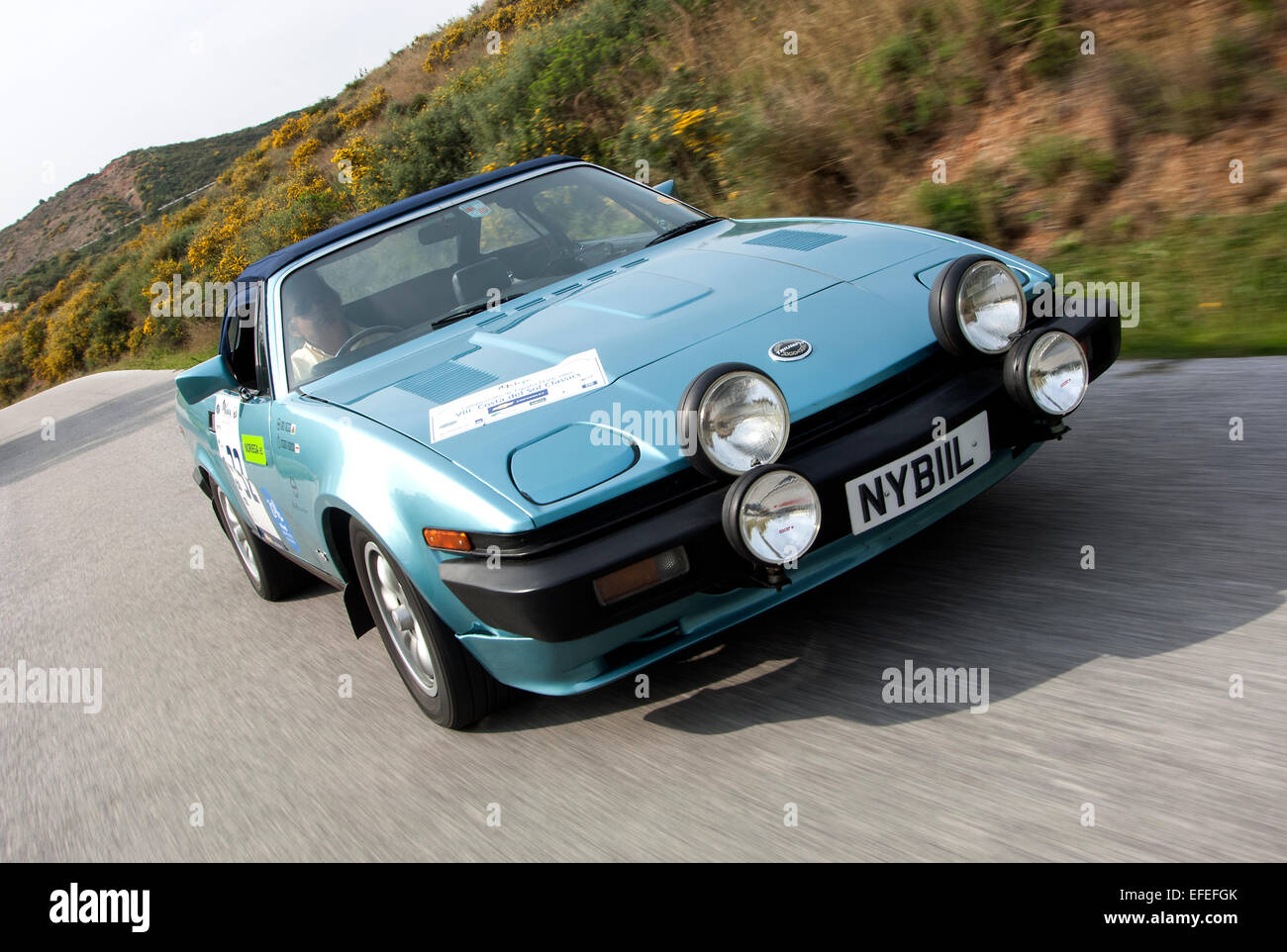 Triumph TR8 Rallye vorbereitet Sportwagen-Klassiker Stockfoto