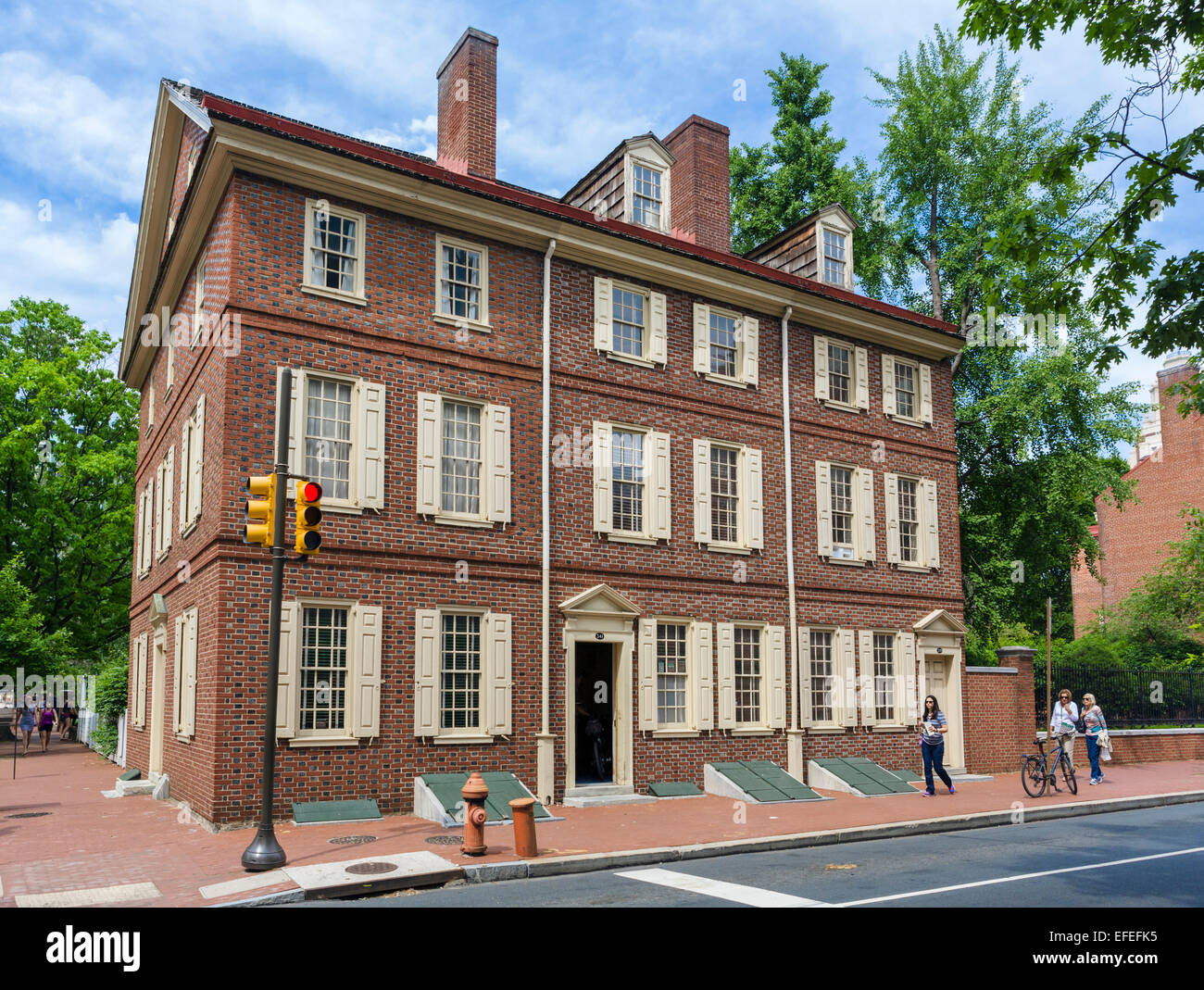 Dolley Todd House am Ende 4. und Walnuss Straße, eine historische 18thC georgischen Residenz, Philadelphia, Pennsylvania, USA Stockfoto