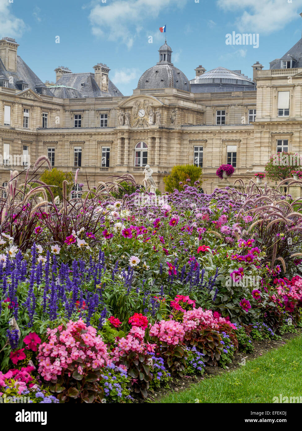 Palais du Luxembourg im Jardin du Luxembourg, Paris, Frankreich Stockfoto
