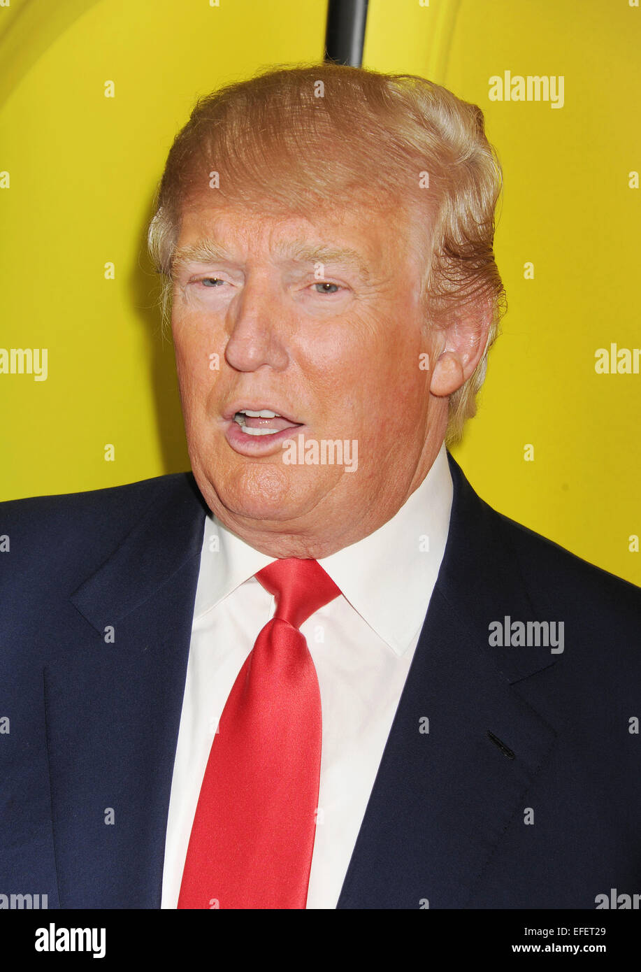 DONALD TRUMP U.S. Geschäftsmann im Januar 2015. Foto Jeffrey Mayer Stockfoto