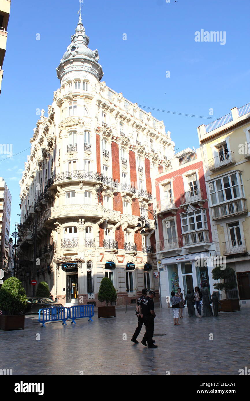 Gran Hotel de Cartagena. Straßenszenen von Cartagena, Provinz Murcia, Spanien Stockfoto