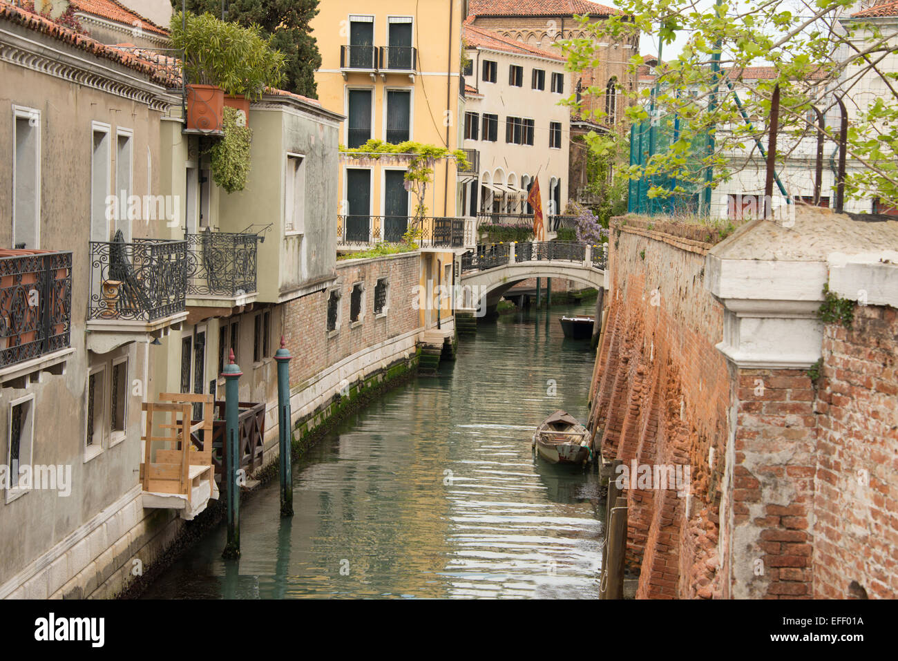 Residenz-Kanal in Venedig, Italien Stockfoto